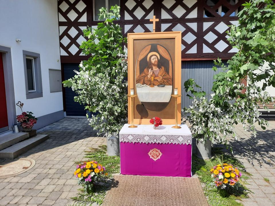 Fronleichnam Feldaltar