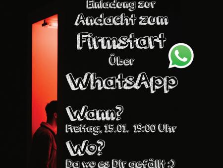 Firmstart über WhatsApp