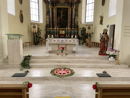 Blumenbild zu Fronleichnam