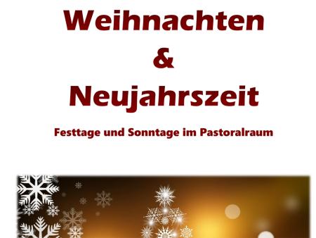 Gottesdienste zur Weihnachtszeit
