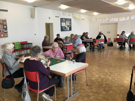 Seniorentreff St. Peter, gemütlicher Spielnachmittag