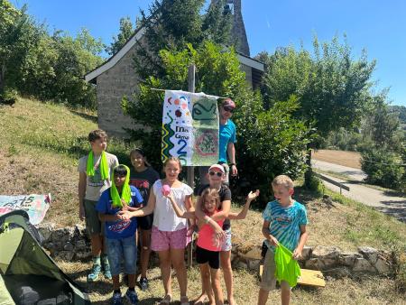 Minizelten an der Marienkapelle