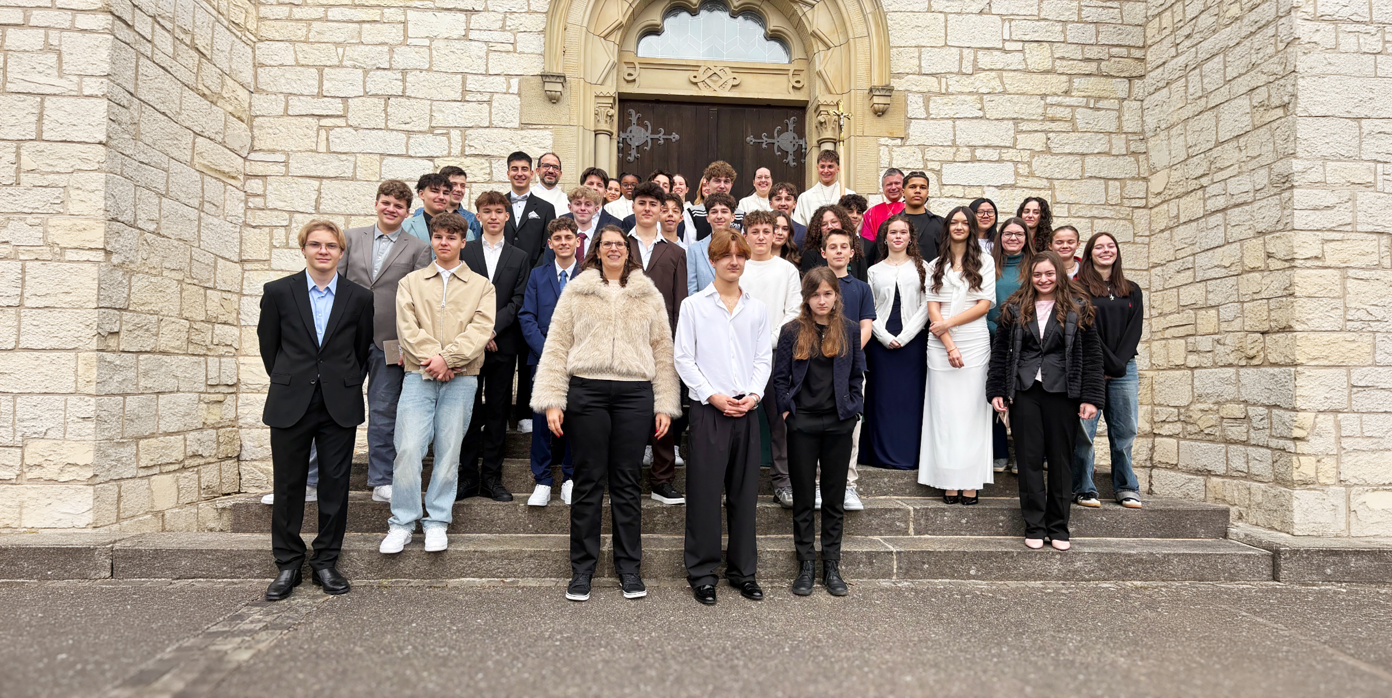 Gruppenbild der Firmlinge